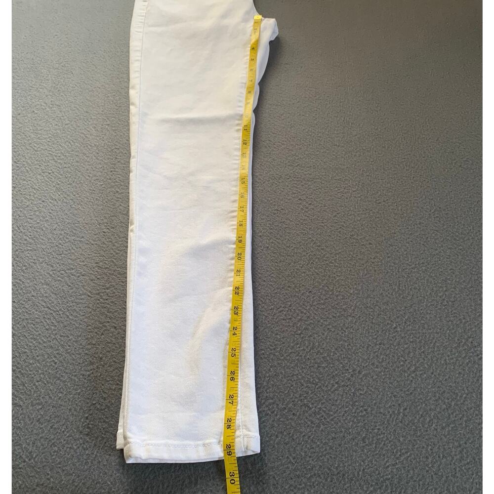 KanCan Katherine Mid Rise Super Skinny Slim Jeans Size 9/28 Stretch White Denim - Picture 8 of 10